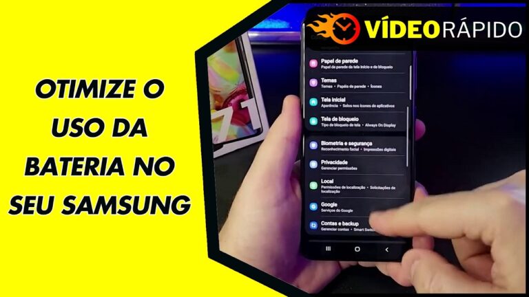 OTIMIZE O USO DA BATERIA NO SEU SAMSUNG
