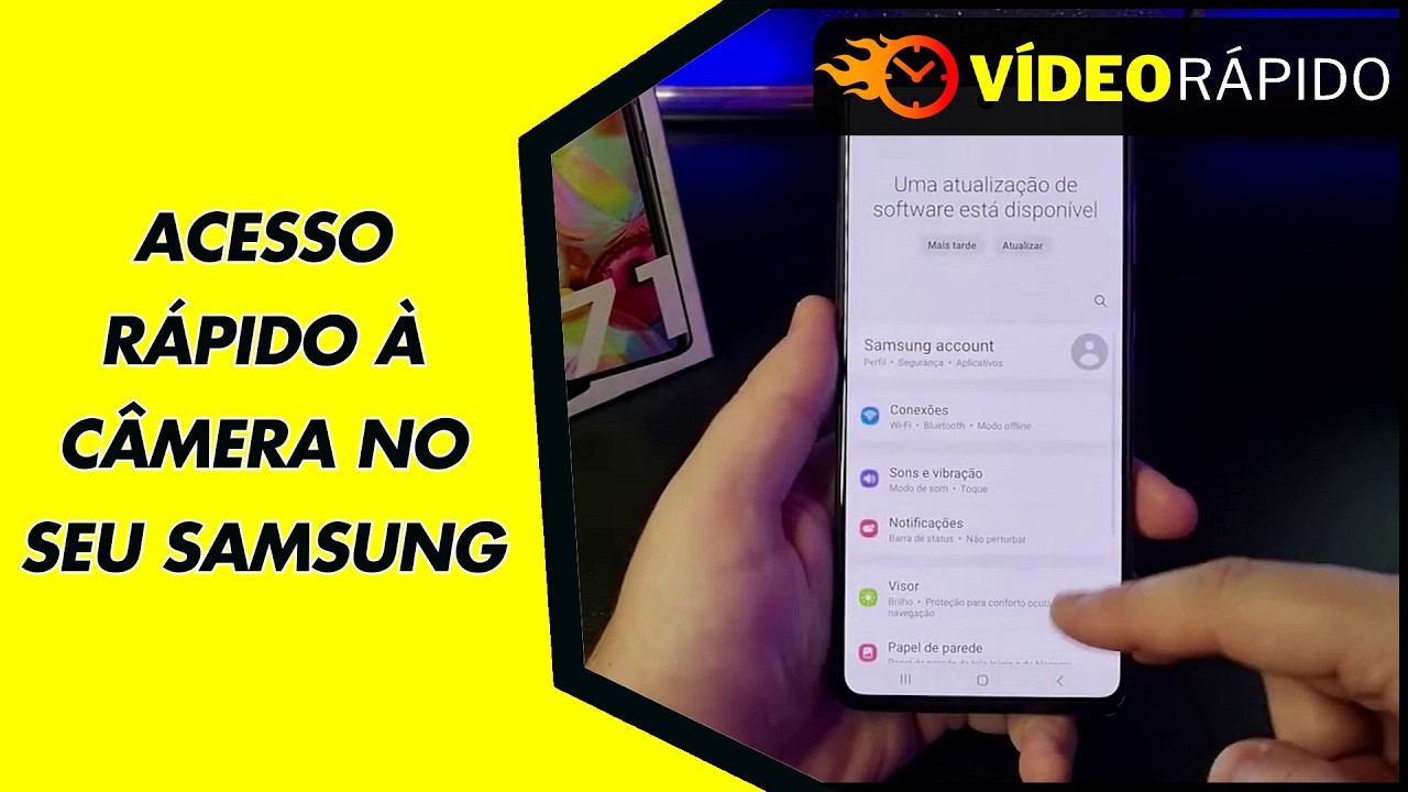 ACESSO RÁPIDO À CÂMERA NO SEU SAMSUNG ACESSO RÁPIDO À CÂMERA NO SEU SAMSUNG