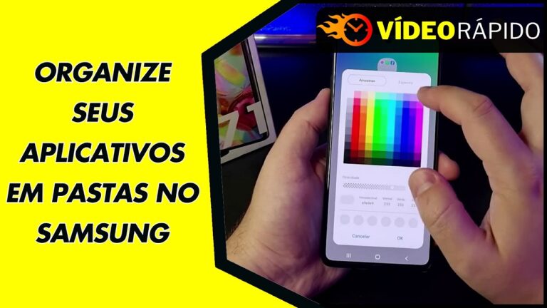ORGANIZE SEUS APLICATIVOS EM PASTAS NO SAMSUNG