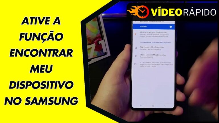ATIVE A FUNÇÃO ENCONTRAR MEU DISPOSITIVO NO SAMSUNG