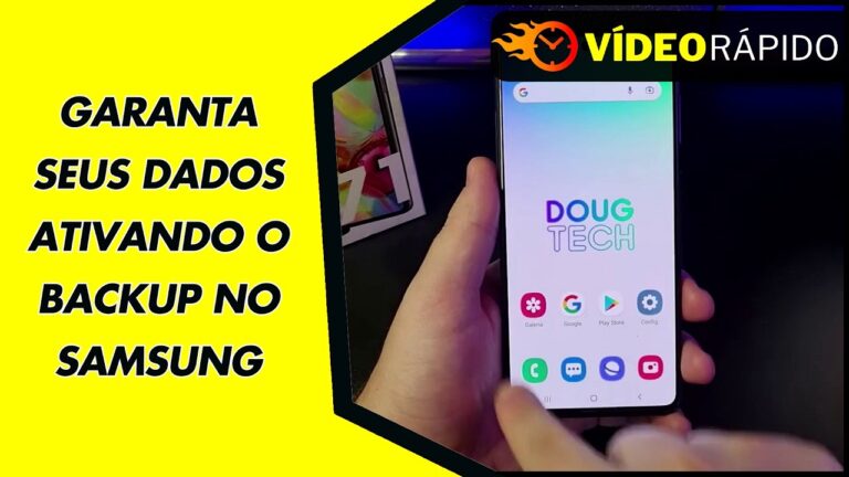 GARANTA SEUS DADOS ATIVANDO O BACKUP NO SAMSUNG