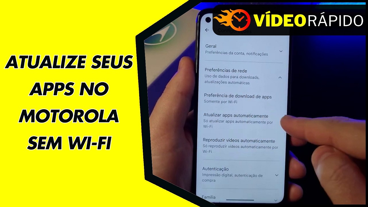 ATUALIZE SEUS APPS NO MOTOROLA SEM WI FI