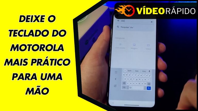 DEIXE O TECLADO DO MOTOROLA MAIS PRÁTICO PARA UMA MÃO