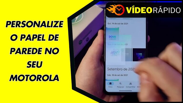PERSONALIZE O PAPEL DE PAREDE NO SEU MOTOROLA
