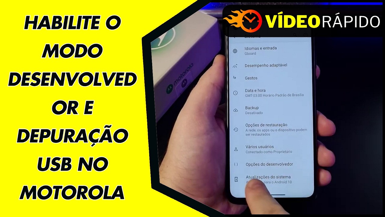 HABILITE O MODO DESENVOLVEDOR E DEPURAÇÃO USB NO MOTOROLA HABILITE O MODO DESENVOLVEDOR E DEPURAÇÃO USB NO MOTOROLA