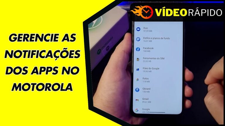 GERENCIE AS NOTIFICAÇÕES DOS APPS NO MOTOROLA