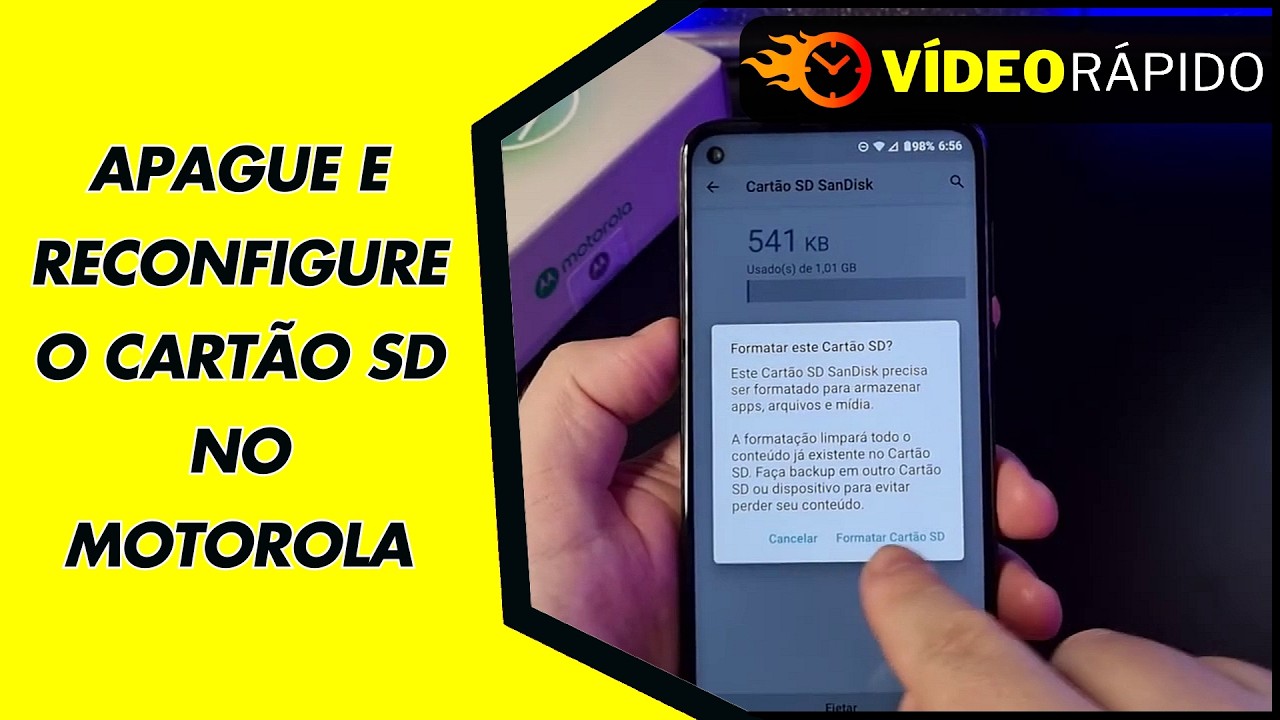 APAGUE E RECONFIGURE O CARTÃO SD NO MOTOROLA APAGUE E RECONFIGURE O CARTÃO SD NO MOTOROLA