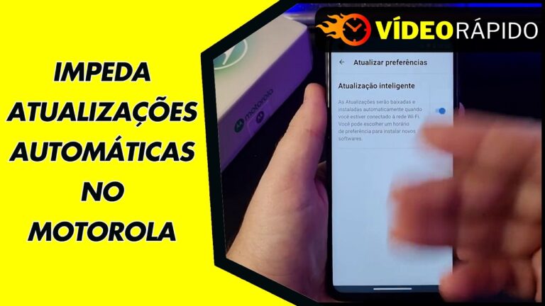 IMPEDA ATUALIZAÇÕES AUTOMÁTICAS NO MOTOROLA
