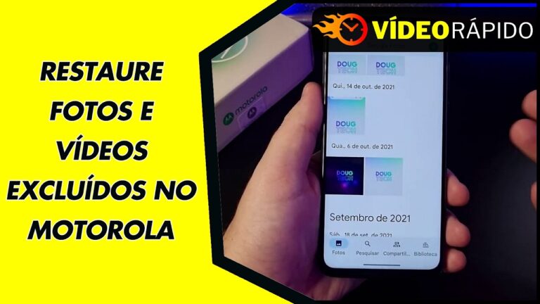 RESTAURE FOTOS E VÍDEOS EXCLUÍDOS NO MOTOROLA