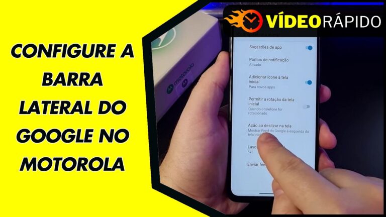 CONFIGURE A BARRA LATERAL DO GOOGLE NO MOTOROLA