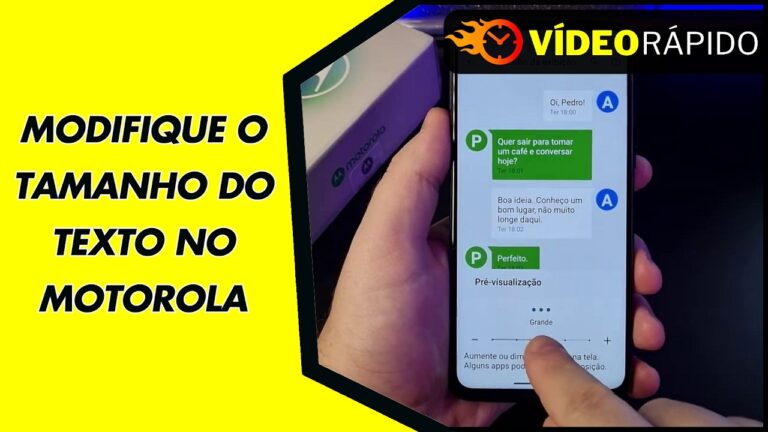 MODIFIQUE O TAMANHO DO TEXTO NO MOTOROLA MODIFIQUE O TAMANHO DO TEXTO NO MOTOROLA