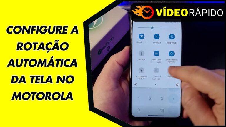 CONFIGURE A ROTAÇÃO AUTOMÁTICA DA TELA NO MOTOROLA