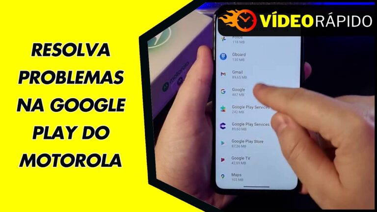 RESOLVA PROBLEMAS NA GOOGLE PLAY DO MOTOROLA