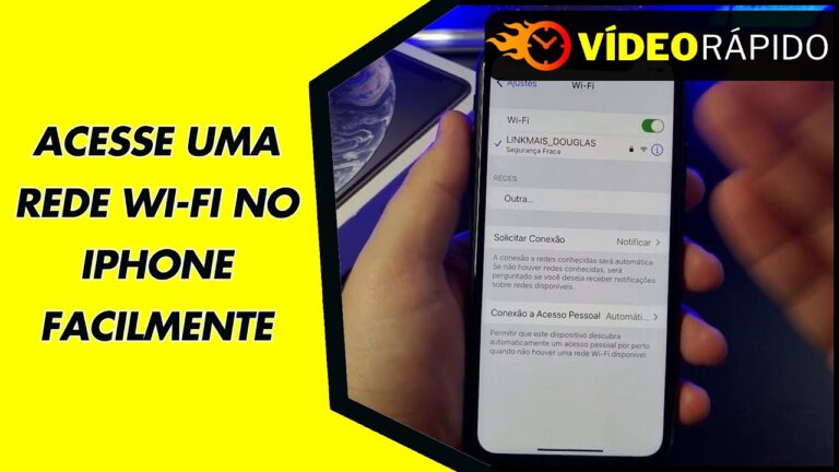 ACESSE UMA REDE WI FI NO IPHONE FACILMENTE