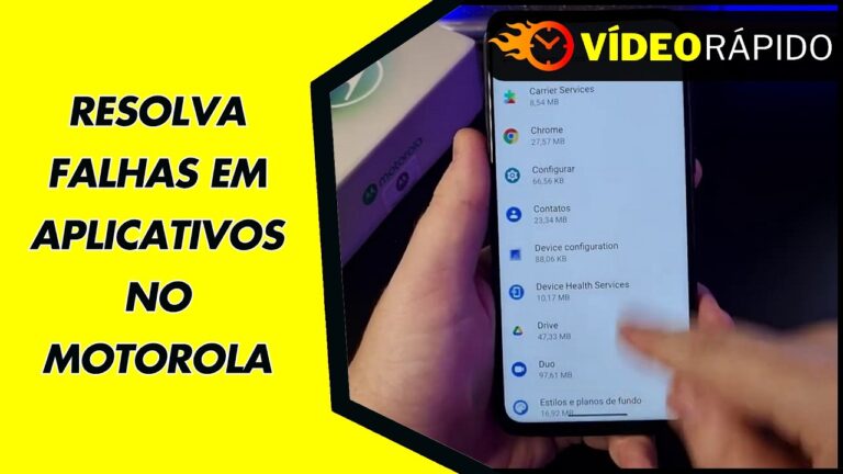 RESOLVA FALHAS EM APLICATIVOS NO MOTOROLA