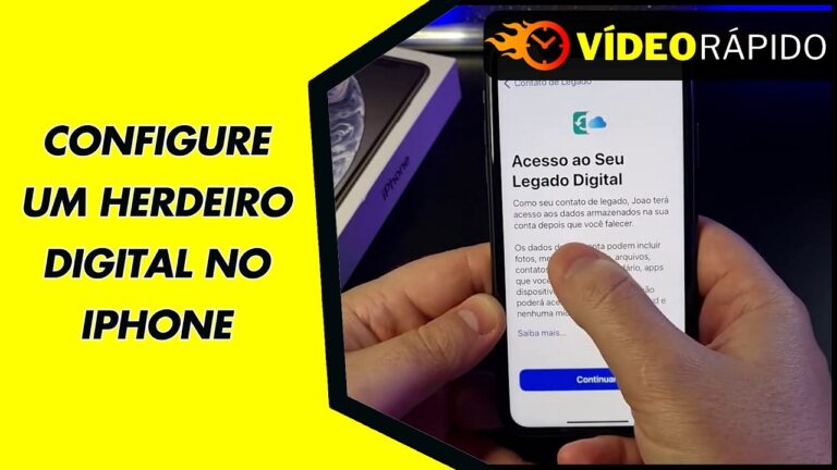 CONFIGURE UM HERDEIRO DIGITAL NO IPHONE