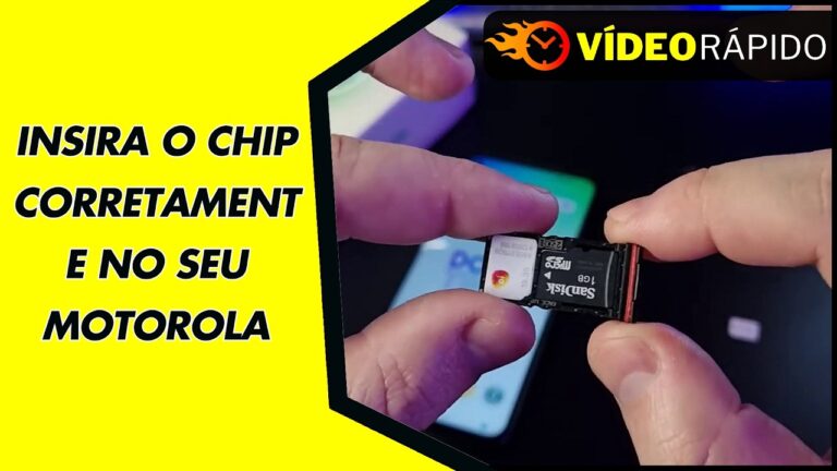 INSIRA O CHIP CORRETAMENTE NO SEU MOTOROLA