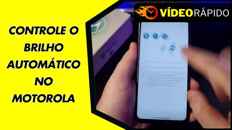 CONTROLE O BRILHO AUTOMÁTICO NO MOTOROLA