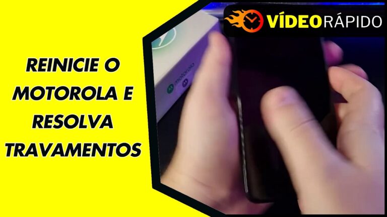 REINICIE O MOTOROLA E RESOLVA TRAVAMENTOS