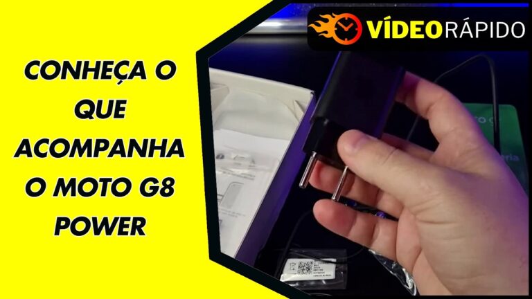 CONHEÇA O QUE ACOMPANHA O MOTO G8 POWER