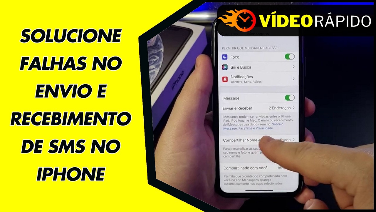 SOLUCIONE FALHAS NO ENVIO E RECEBIMENTO DE SMS NO IPHONE