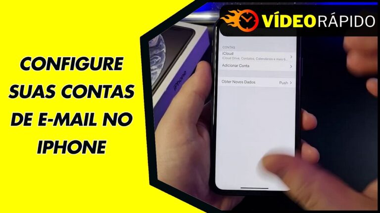 CONFIGURE SUAS CONTAS DE E MAIL NO IPHONE