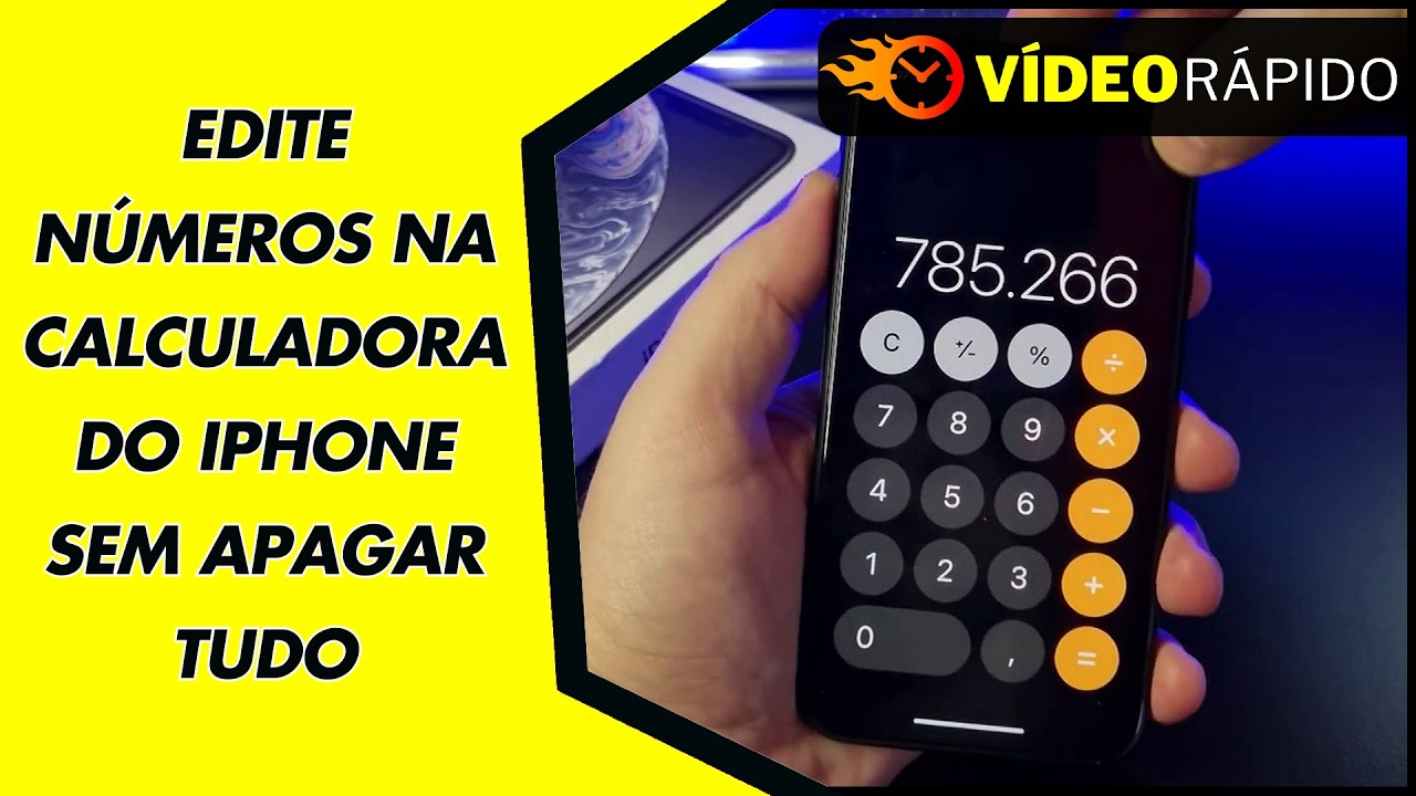 EDITE NÚMEROS NA CALCULADORA DO IPHONE SEM APAGAR TUDO