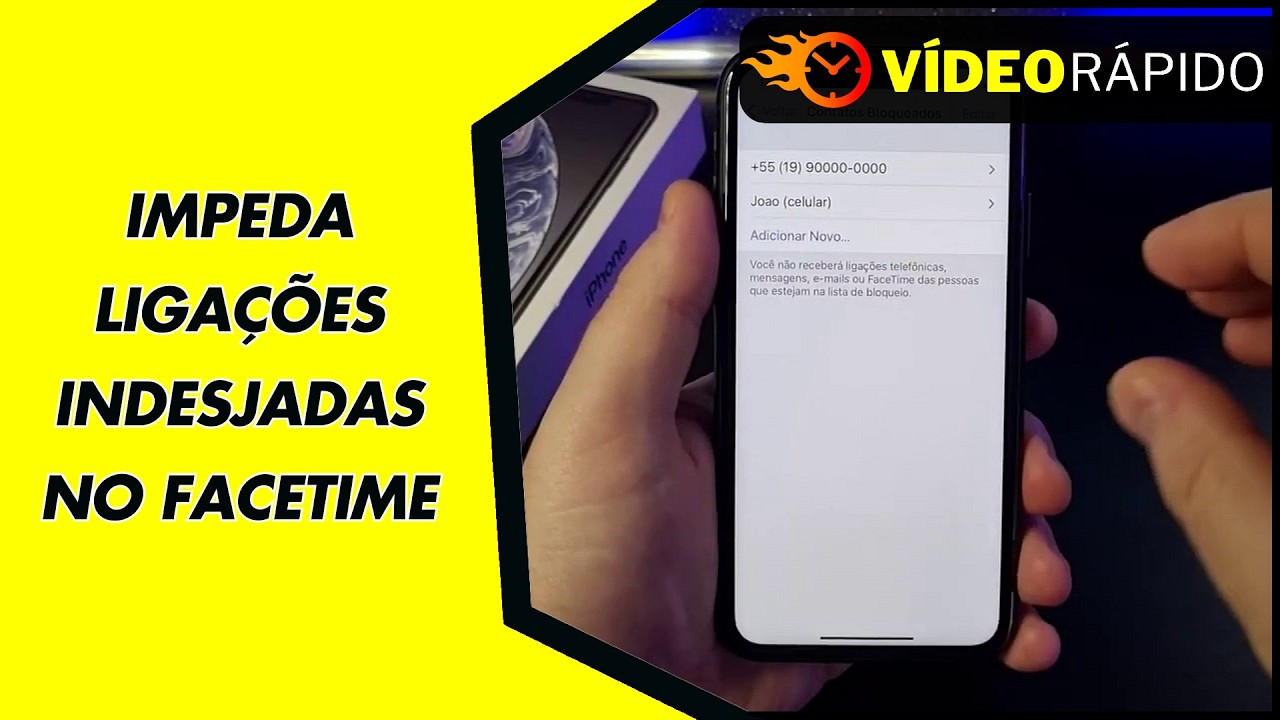 IMPEDA LIGAÇÕES INDESJADAS NO FACETIME