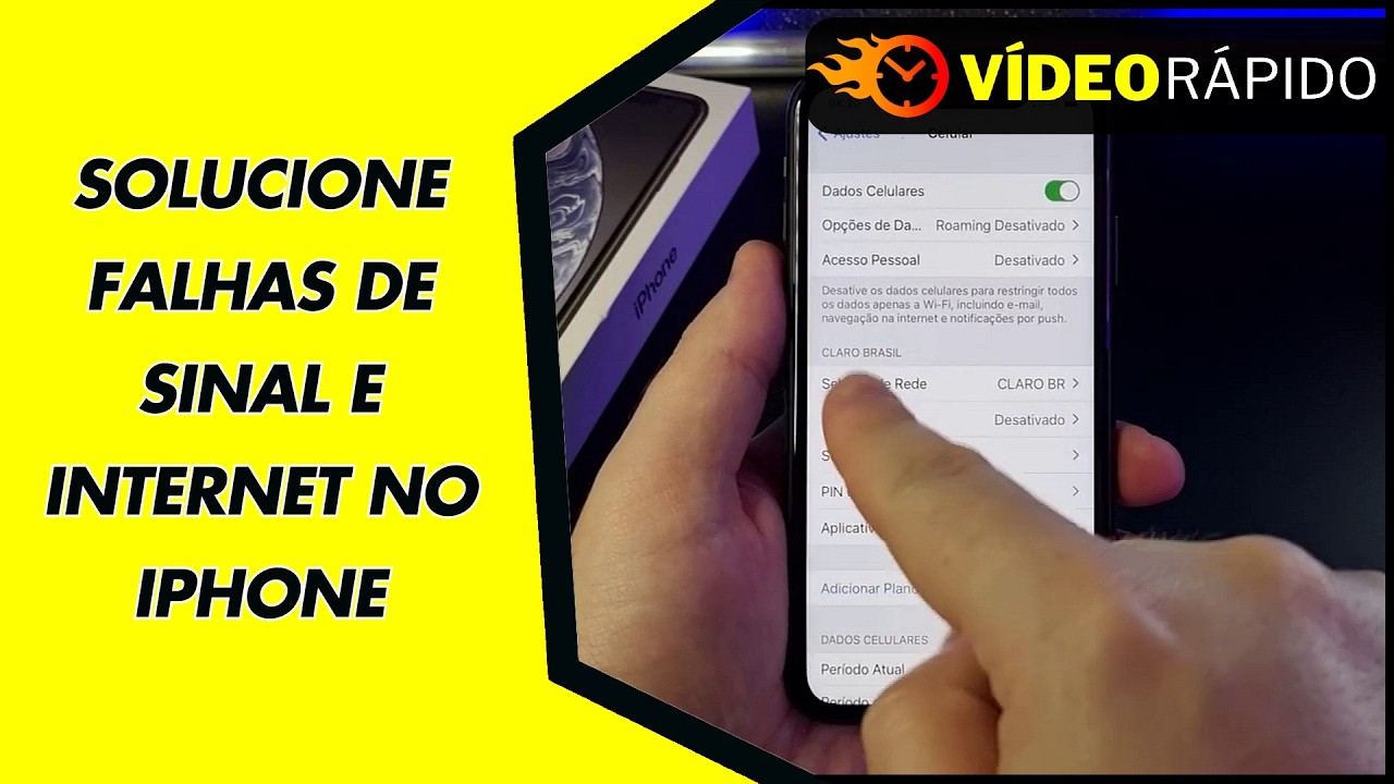 SOLUCIONE FALHAS DE SINAL E INTERNET NO IPHONE