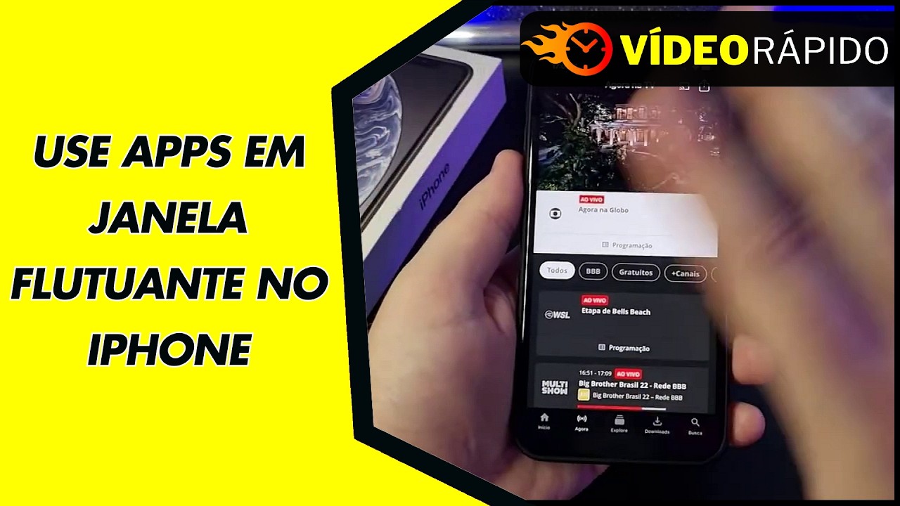 USE APPS EM JANELA FLUTUANTE NO IPHONE