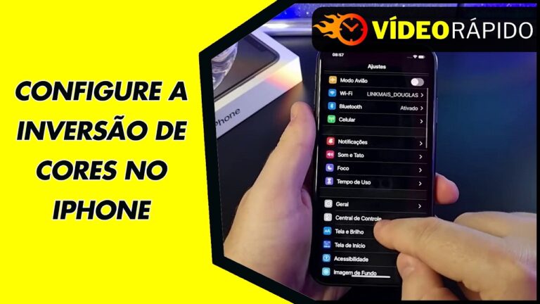 CONFIGURE A INVERSÃO DE CORES NO IPHONE