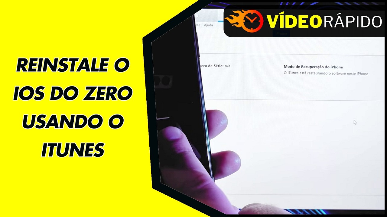 REINSTALE O IOS DO ZERO USANDO O ITUNES REINSTALE O IOS DO ZERO USANDO O ITUNES