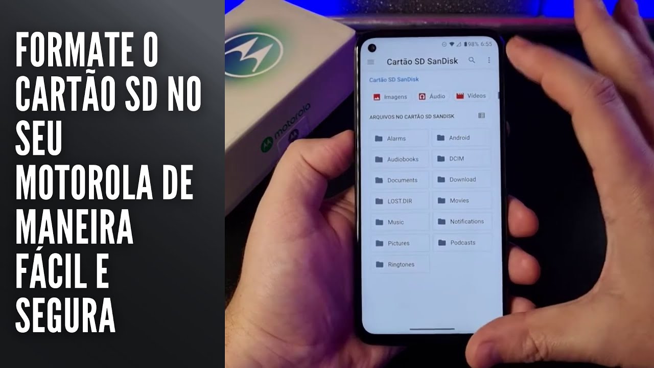 Formate o cartão SD no seu Motorola de maneira fácil e segura