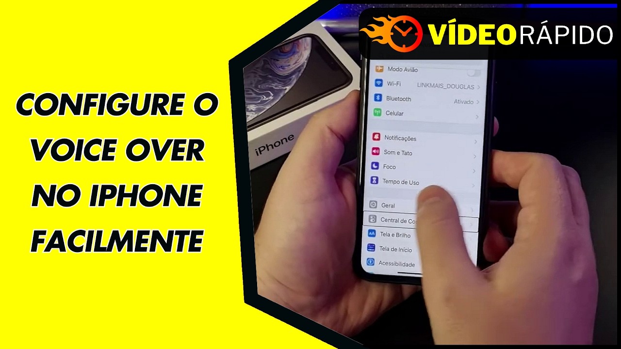 CONFIGURE O VOICE OVER NO IPHONE FACILMENTE