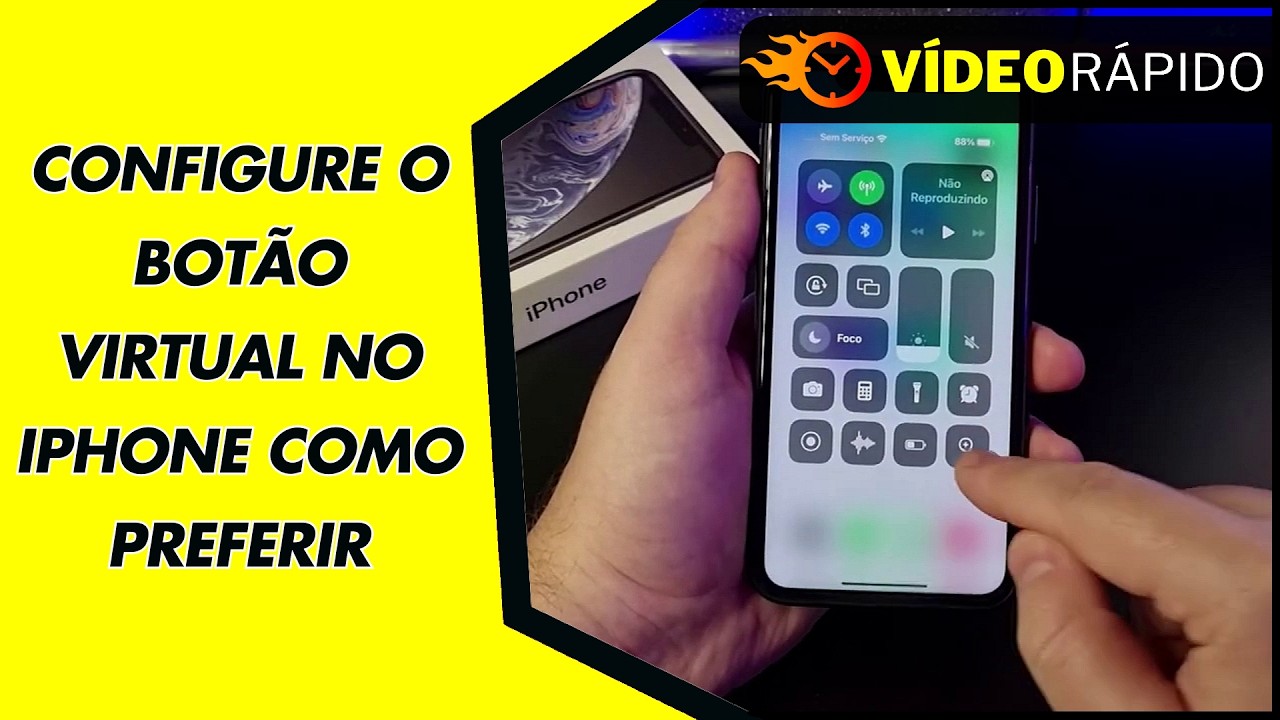 CONFIGURE O BOTÃO VIRTUAL NO IPHONE COMO PREFERIR