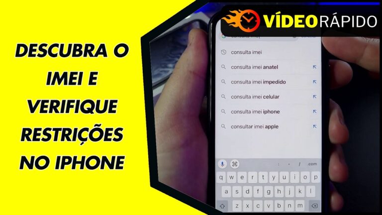 DESCUBRA O IMEI E VERIFIQUE RESTRIÇÕES NO IPHONE
