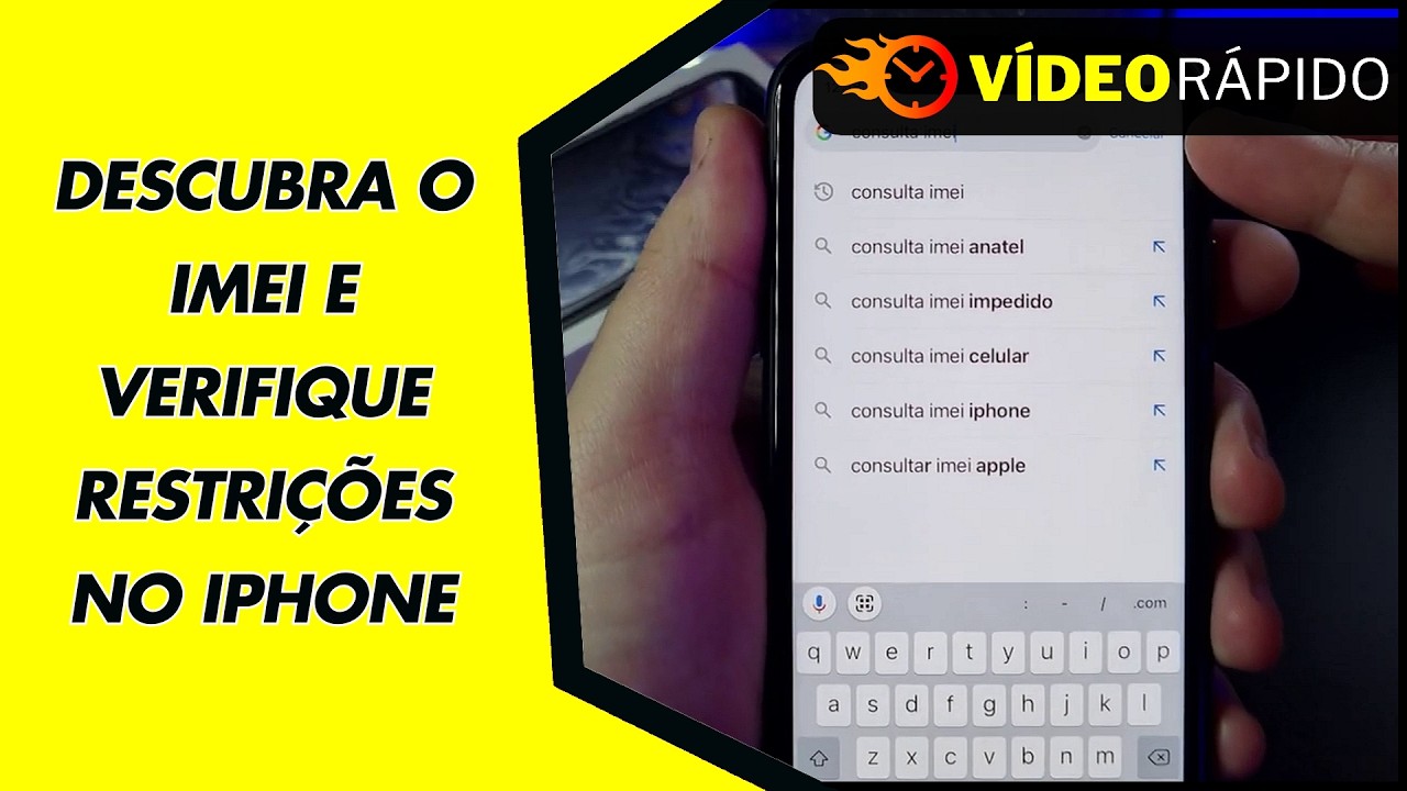 DESCUBRA O IMEI E VERIFIQUE RESTRIÇÕES NO IPHONE