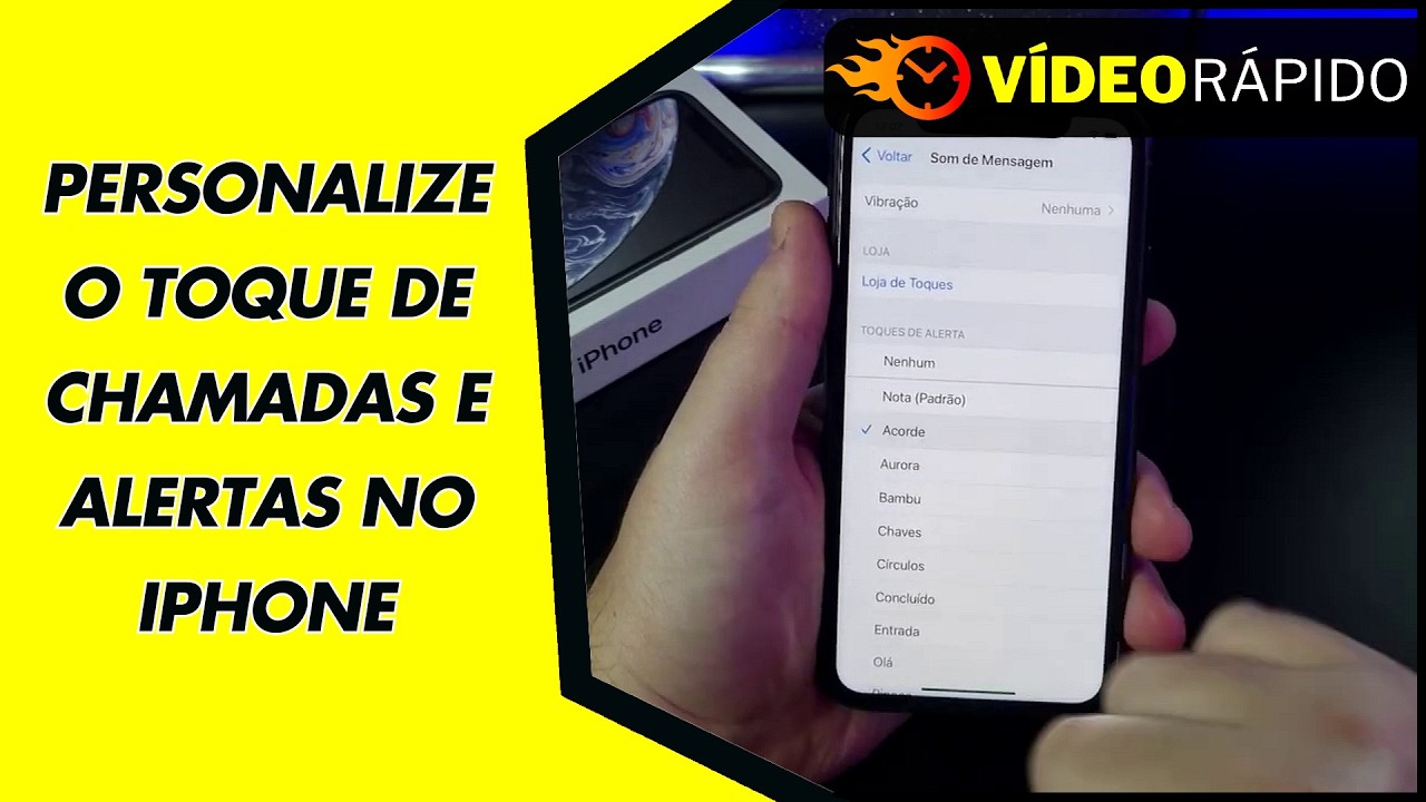 PERSONALIZE O TOQUE DE CHAMADAS E ALERTAS NO IPHONE