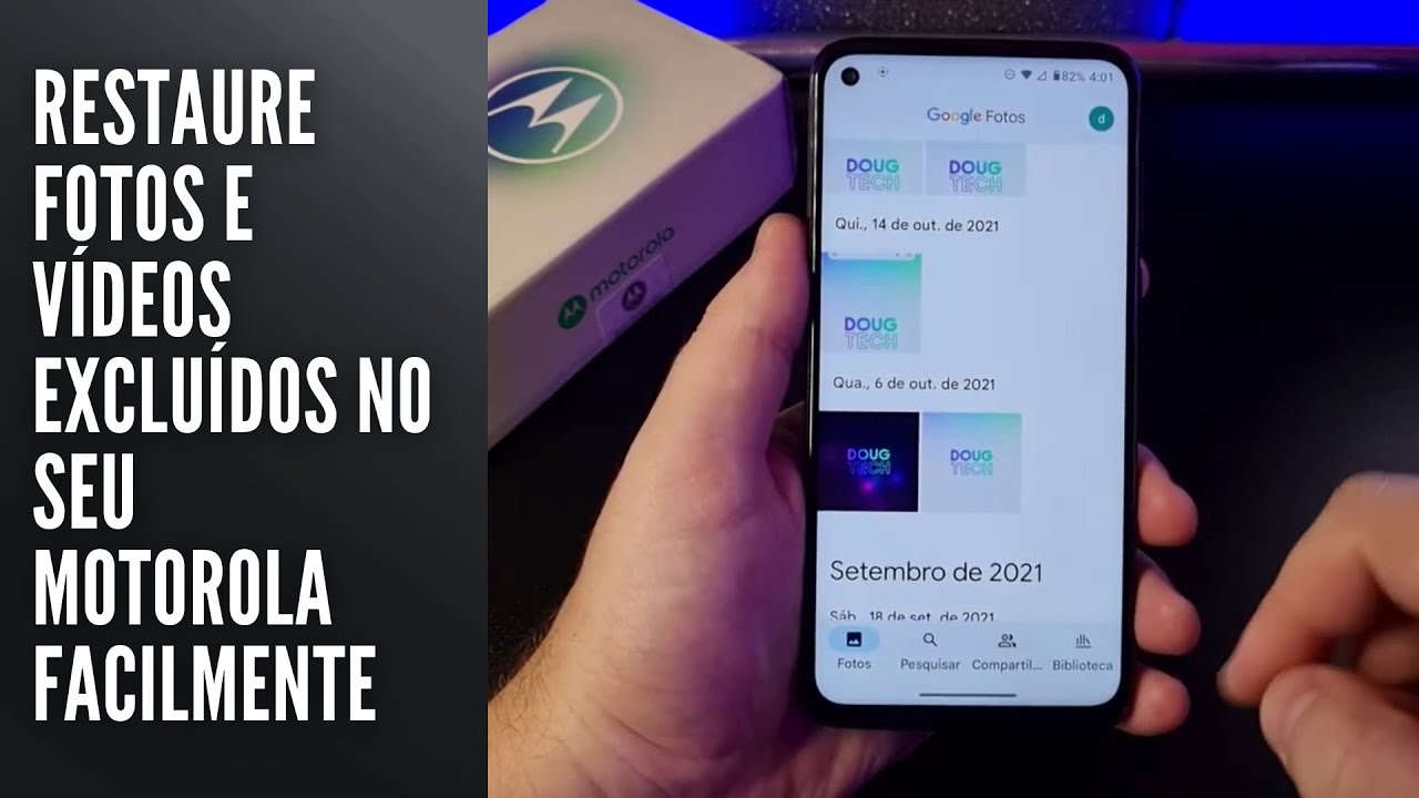 Restaure fotos e vídeos excluídos no seu Motorola facilmente