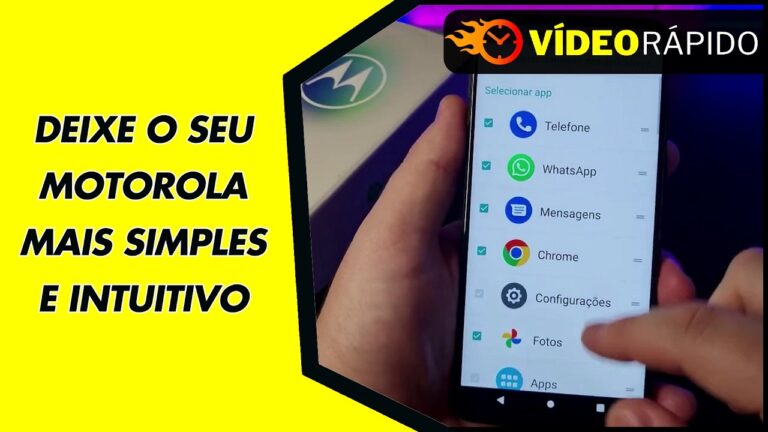 DEIXE O SEU MOTOROLA MAIS SIMPLES E INTUITIVO