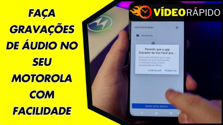 FAÇA GRAVAÇÕES DE ÁUDIO NO SEU MOTOROLA COM FACILIDADE