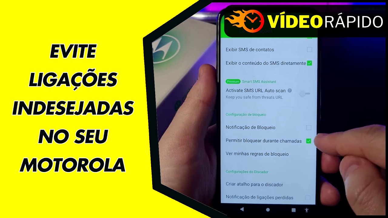 EVITE LIGAÇÕES INDESEJADAS NO SEU MOTOROLA EVITE LIGAÇÕES INDESEJADAS NO SEU MOTOROLA