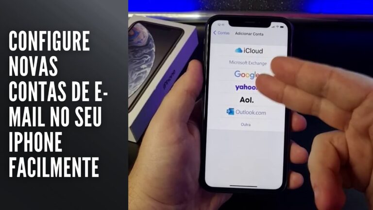 Configure novas contas de e mail no seu iPhone facilmente