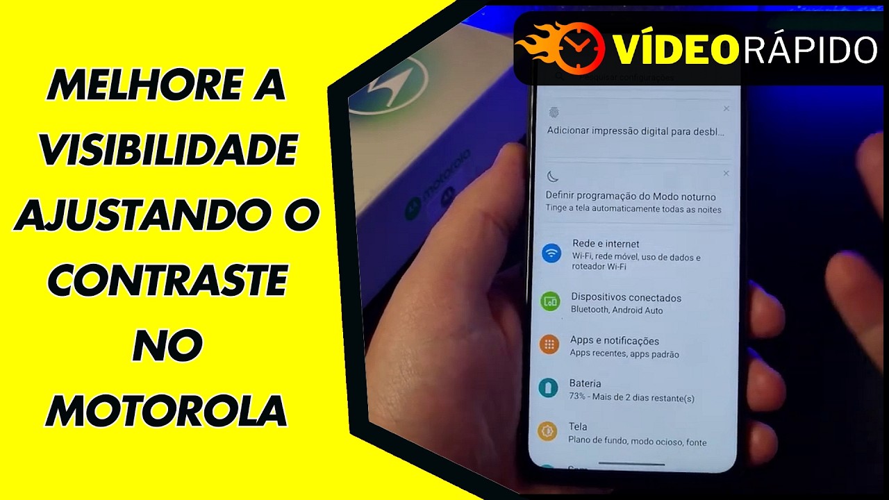 MELHORE A VISIBILIDADE AJUSTANDO O CONTRASTE NO MOTOROLA MELHORE A VISIBILIDADE AJUSTANDO O CONTRASTE NO MOTOROLA
