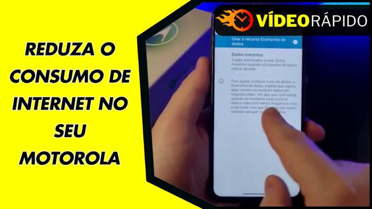 REDUZA O CONSUMO DE INTERNET NO SEU MOTOROLA