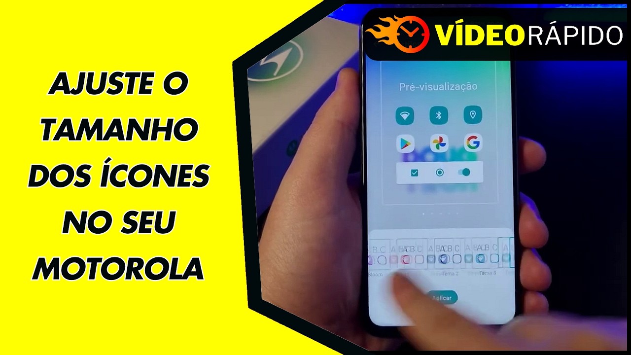 AJUSTE O TAMANHO DOS ÍCONES NO SEU MOTOROLA AJUSTE O TAMANHO DOS ÍCONES NO SEU MOTOROLA