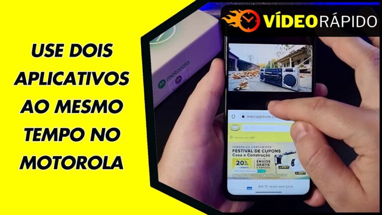 USE DOIS APLICATIVOS AO MESMO TEMPO NO MOTOROLA