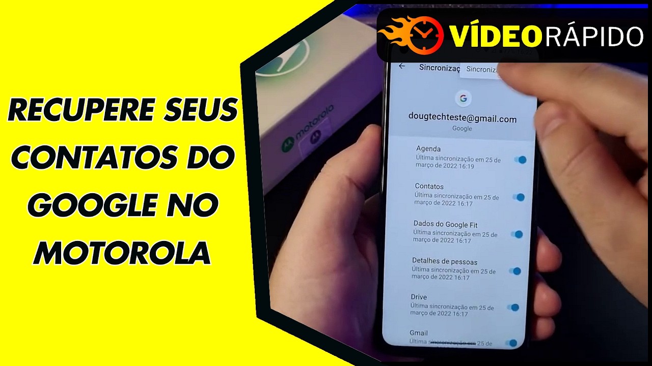 RECUPERE SEUS CONTATOS DO GOOGLE NO MOTOROLA