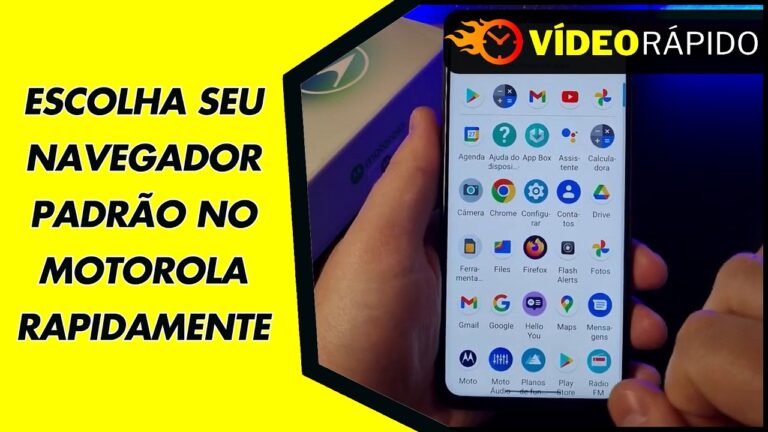 ESCOLHA SEU NAVEGADOR PADRÃO NO MOTOROLA RAPIDAMENTE