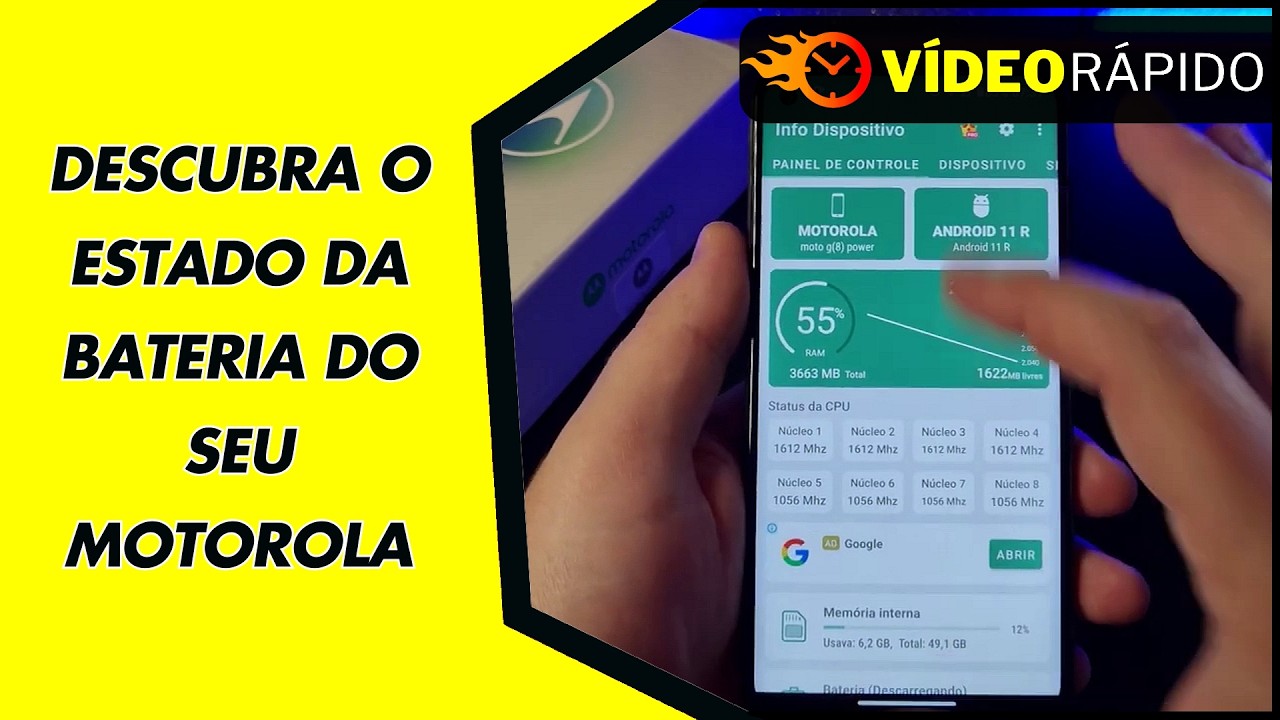 DESCUBRA O ESTADO DA BATERIA DO SEU MOTOROLA DESCUBRA O ESTADO DA BATERIA DO SEU MOTOROLA
